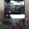 Damkar kota tasikmalaya, kebakaran pasar Cikurubuk, tempat penampungan sampah