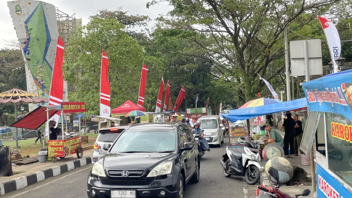 Upacara hut RI ke-80, PKL dadaha kota tasikmalaya
