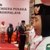 Pengukuhan paskibraka kota tasikmalaya