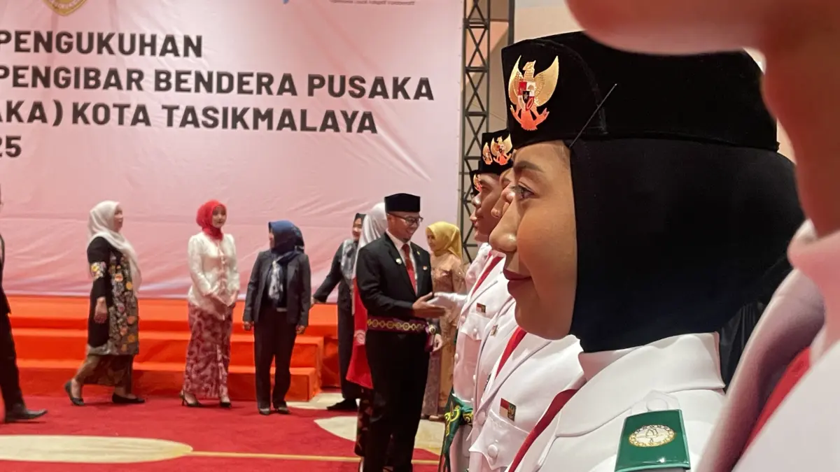 Pengukuhan paskibraka kota tasikmalaya
