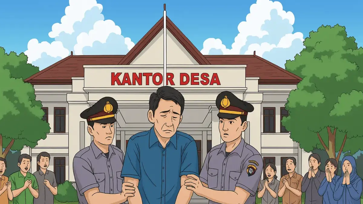 Pegawai desa diamankan satuan narkoba polres tasikmalaya kota