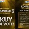 Kategori dan Nominasi Anugerah Komedi Indonesia 2025 (instagram.com @officialrcti)