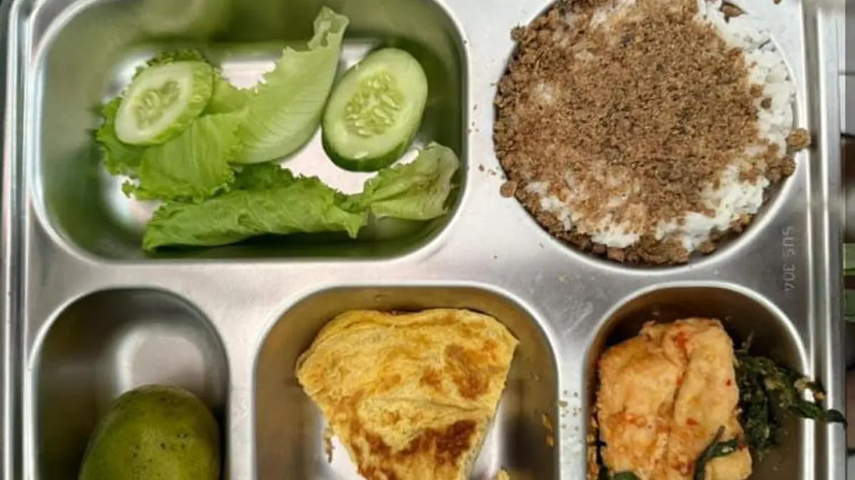 Menu MBG Nasi Tutug Oncom