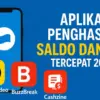 Aplikasi penghasil saldo DANA tercepat 2025