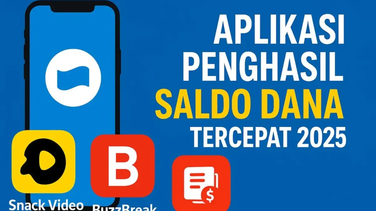 Aplikasi penghasil saldo DANA tercepat 2025