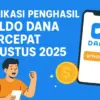 Aplikasi penghasil saldo DANA