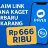 Klaim link DANA Kaget hari ini