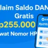 Klaim Saldo DANA Gratis