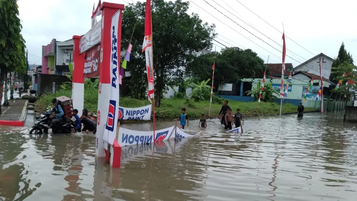 Hujan Deras Hantam Kota Banjar