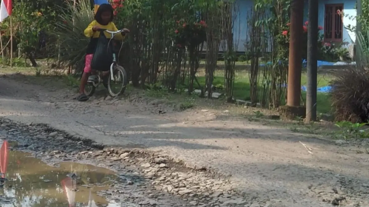 Jalan Rusak di Kota Banjar