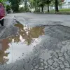 Jalan Rusak di Kota Banjar