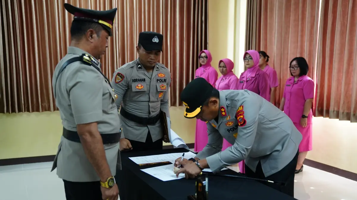 Rotasi Jabatan di Polres Pangandaran