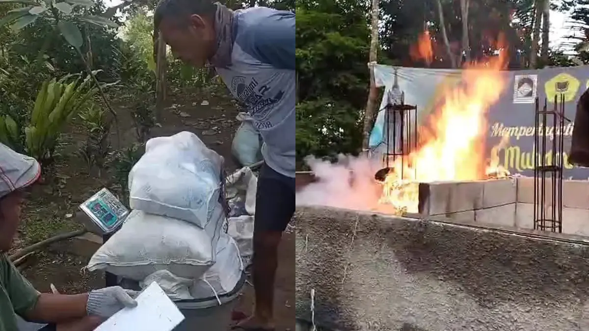 pengelolaan sampah di Kampung Benteng Kota Tasikmalaya