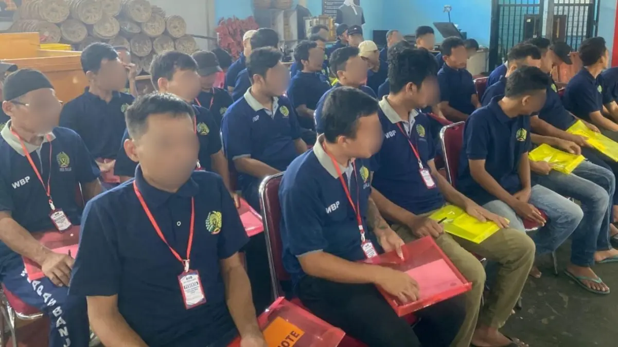 Warga Binaan Lapas Banjar