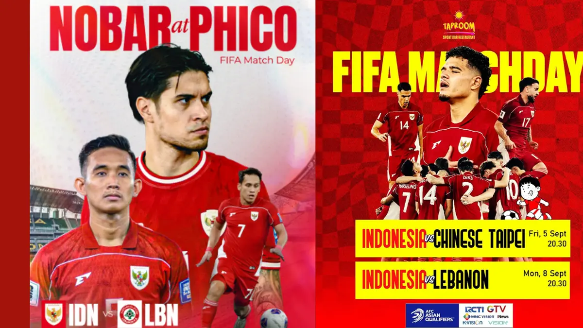Ini Daftar Lokasi Nobar Timnas Indonesia vs Lebanon di FIFA Matchday