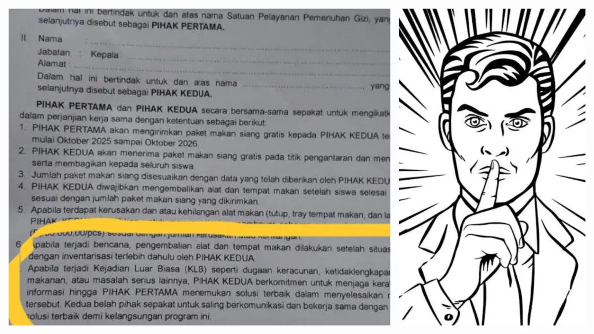 Klausul bungkam program MBG