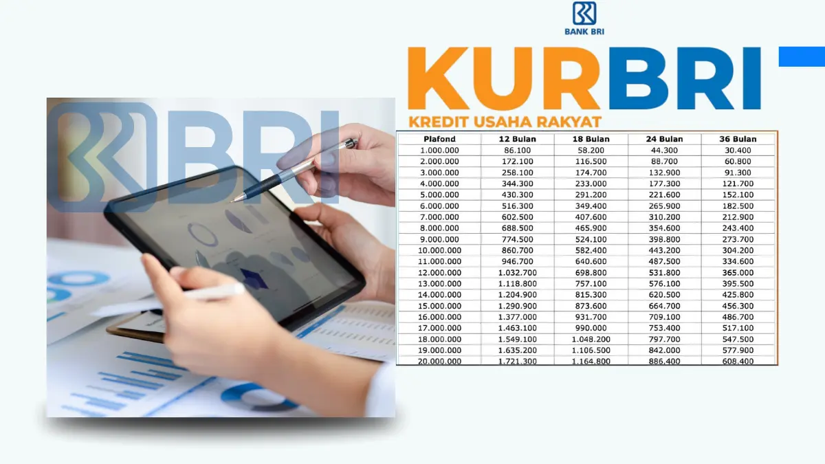 Simulasi Cicilan KUR BRI 2025 Pinjaman 10 Juta