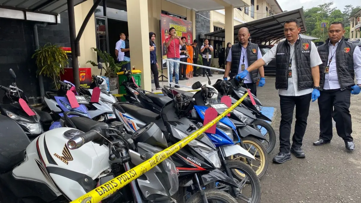Barang Bukti Pencurian di Polres Tasikmalaya