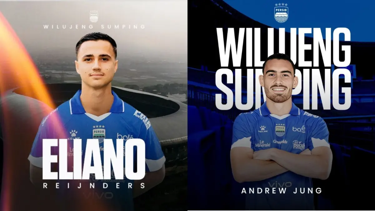 Eliano Reijnders dan Andrew Jung Gabung Persib