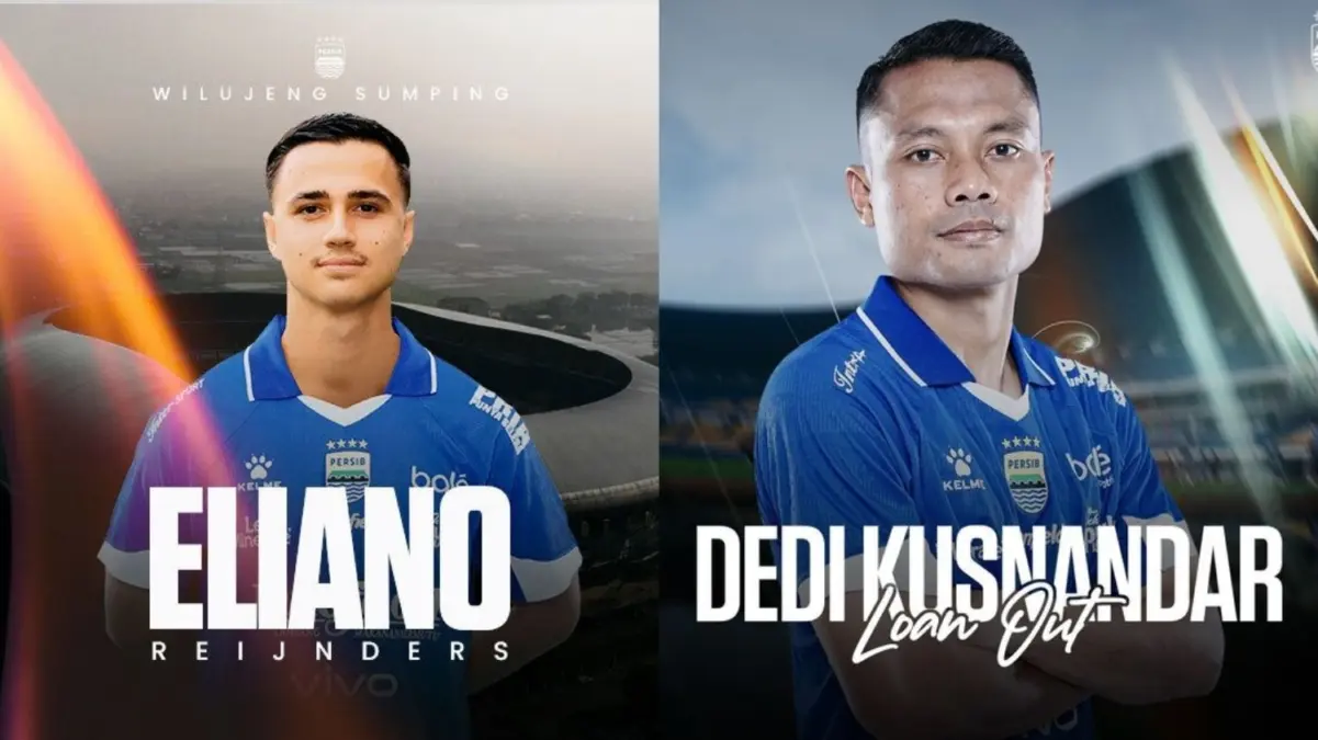 Eliano Reijnders dan Dedi Kusnandar