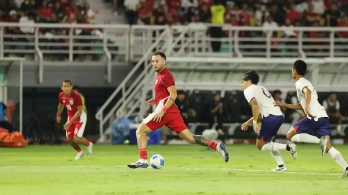 Gelandang Persib Marc Klok di Timnas Indonesia