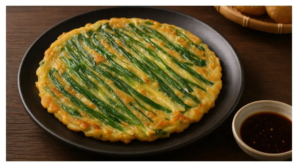 Sajian Dongnae Pajeon (ilustrasi by ChatGPT)
