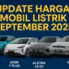 harga mobil listrik terbaru
