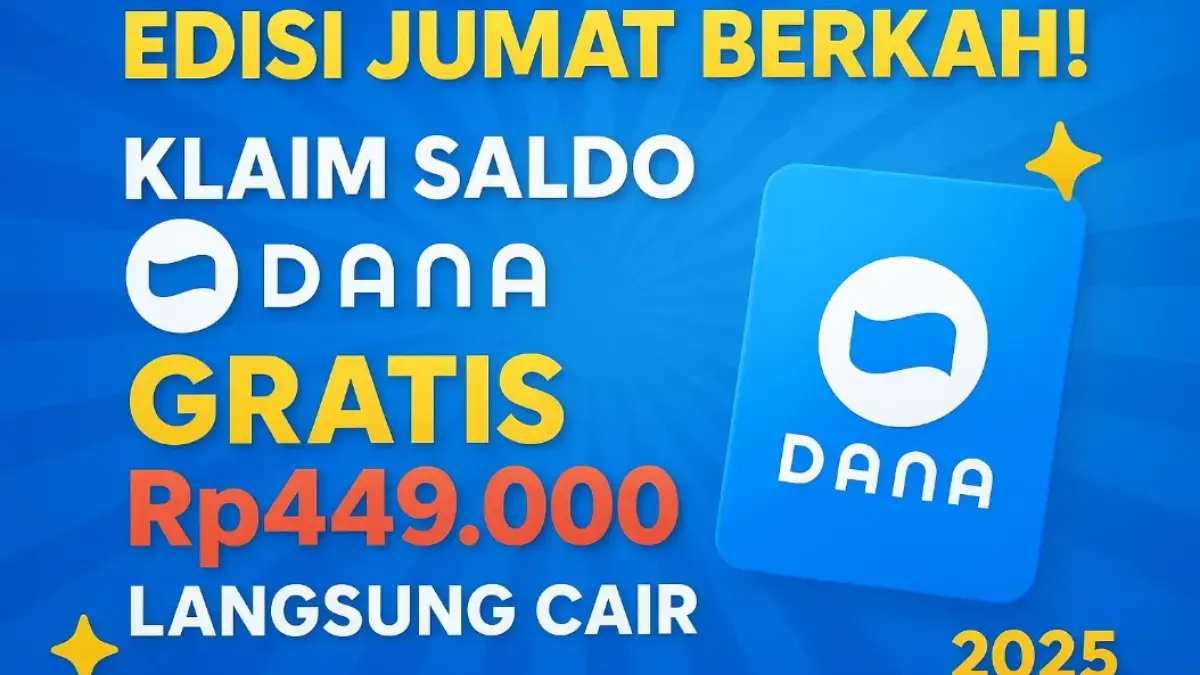 Cara klaim saldo DANA gratis