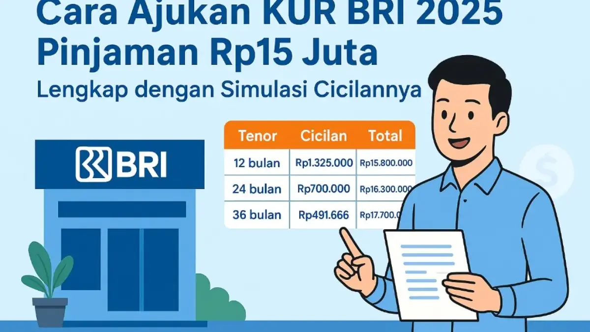 KUR BRI 2025 Pinjaman Rp15 Juta