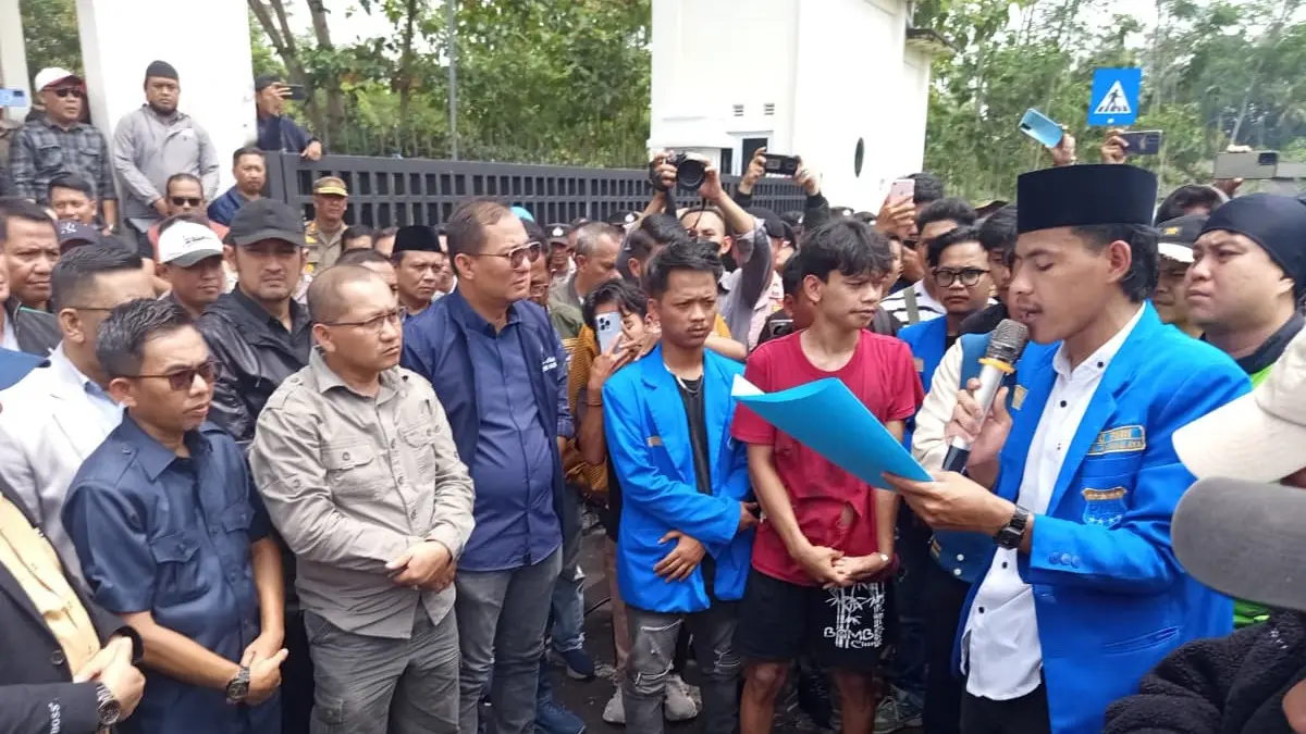 demo di Kabupaten Tasikmalaya