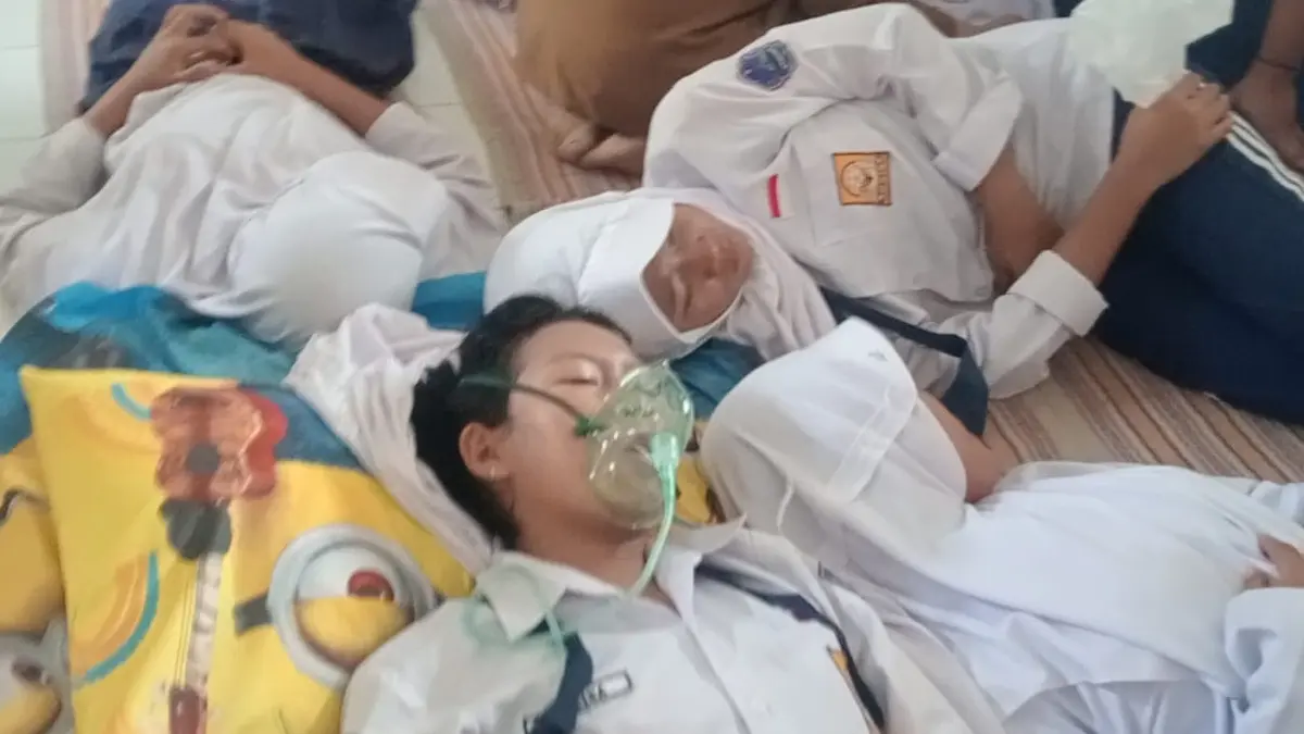 keracunan MBG di SMPN 4 pamarican kabupaten ciamis