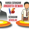 anggaran seragam anggota dewan