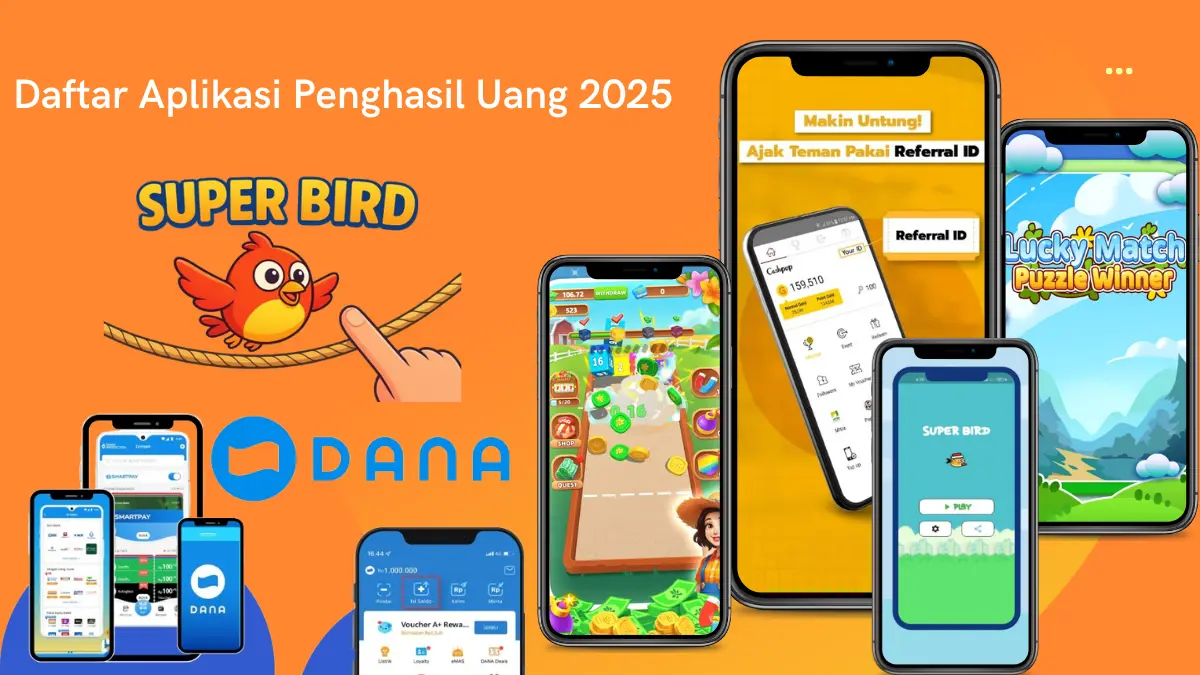 Aplikasi penghasil uang tercepat 2025