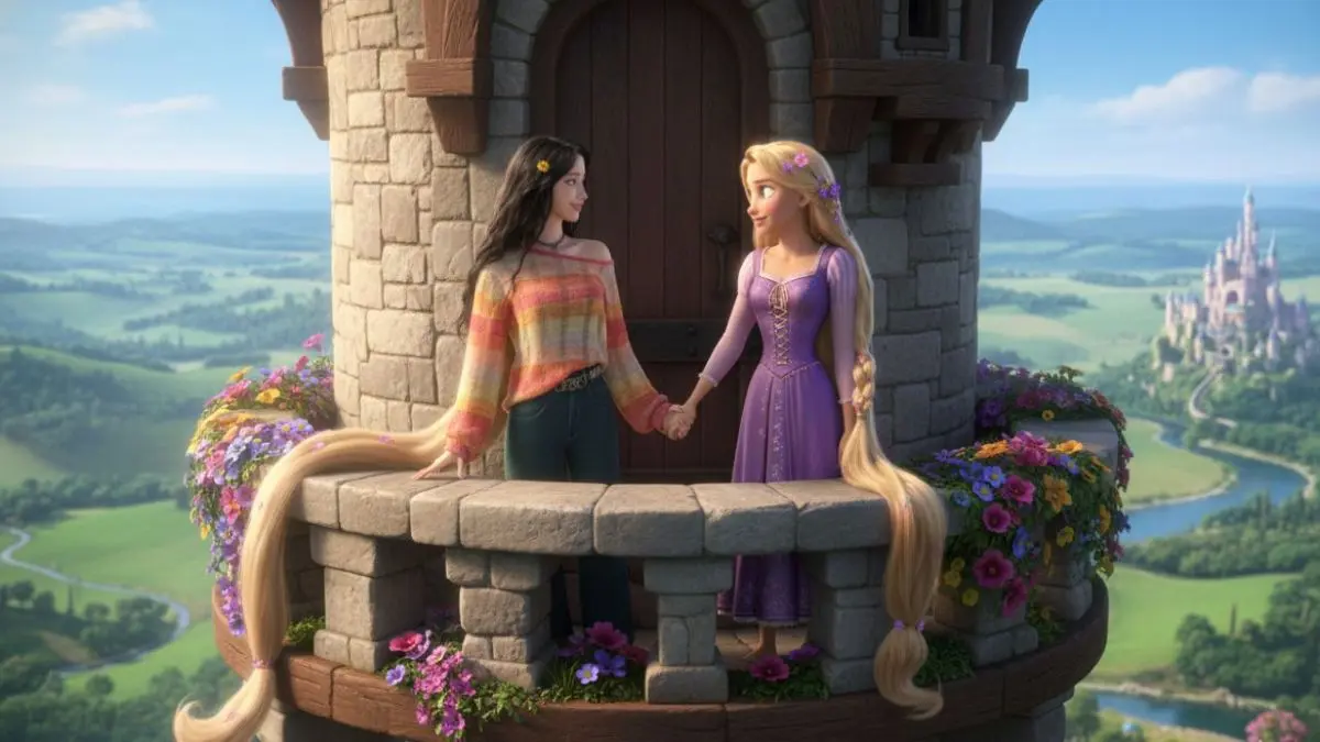 Masuk Dunia Tangled! Google Gemini Bikin Foto Biasa Jadi Selfie Bareng Rapunzel, Animasi Hidup! Google Gemini