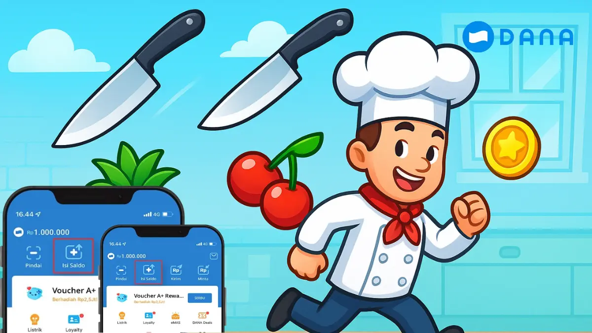 Cara Main Crazy Kitchen Penghasil Saldo DANA Hingga Rp321.000 yang Terbukti Membayar saldo DANA gratis