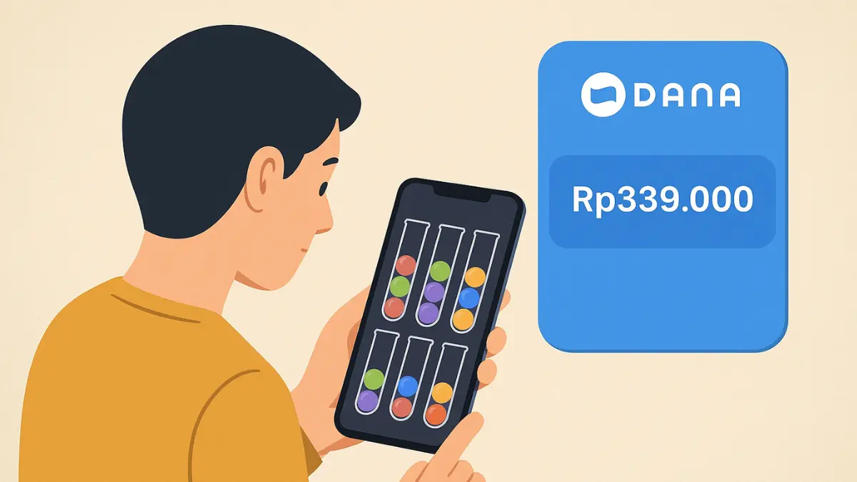 Cara Main Game Ball Sort Penghasil Saldo DANA Gratis Tanpa Undang Teman, Cuma Modal HP Bisa Dapat Rp339.000! aplikasi penghasil uang
