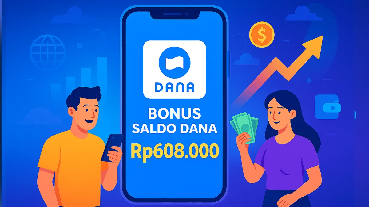 Cara Dapat Bonus Saldo DANA Gratis Rp608.000 Tanpa Undang Teman, Cuma Main Game dan Nonton Video! saldo DANA gratis