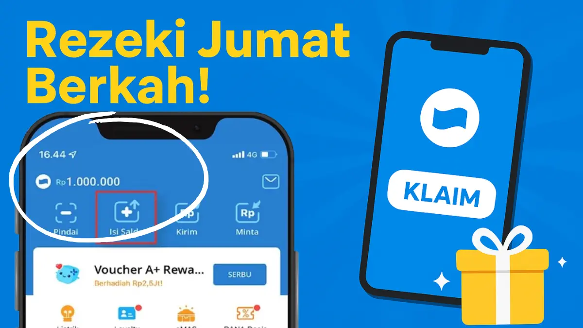 Rezeki Jumat Berkah! Cara Klaim Link DANA Kaget Edisi Akhir Bulan 31 Oktober 2025 Langsung Cair Link DANA Kaget