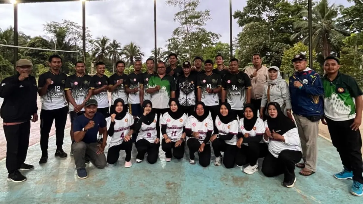 Gelorakan Olahraga Bola Voli di Ciamis, Para Guru di Empat Kecamatan Menggelar Latihan Bersama Bola Voli Kabupaten Ciamis