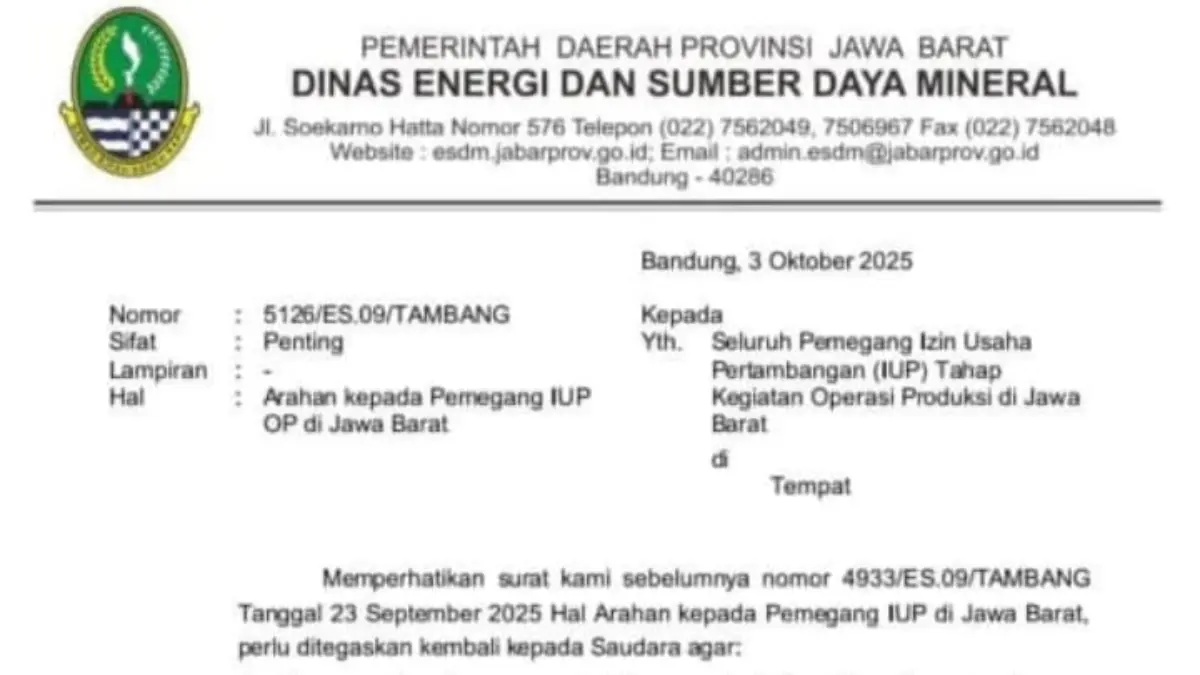 Izin usaha tambang