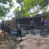 Truk Terguling di Tanjakan Salawe Cimaragas Ciamis