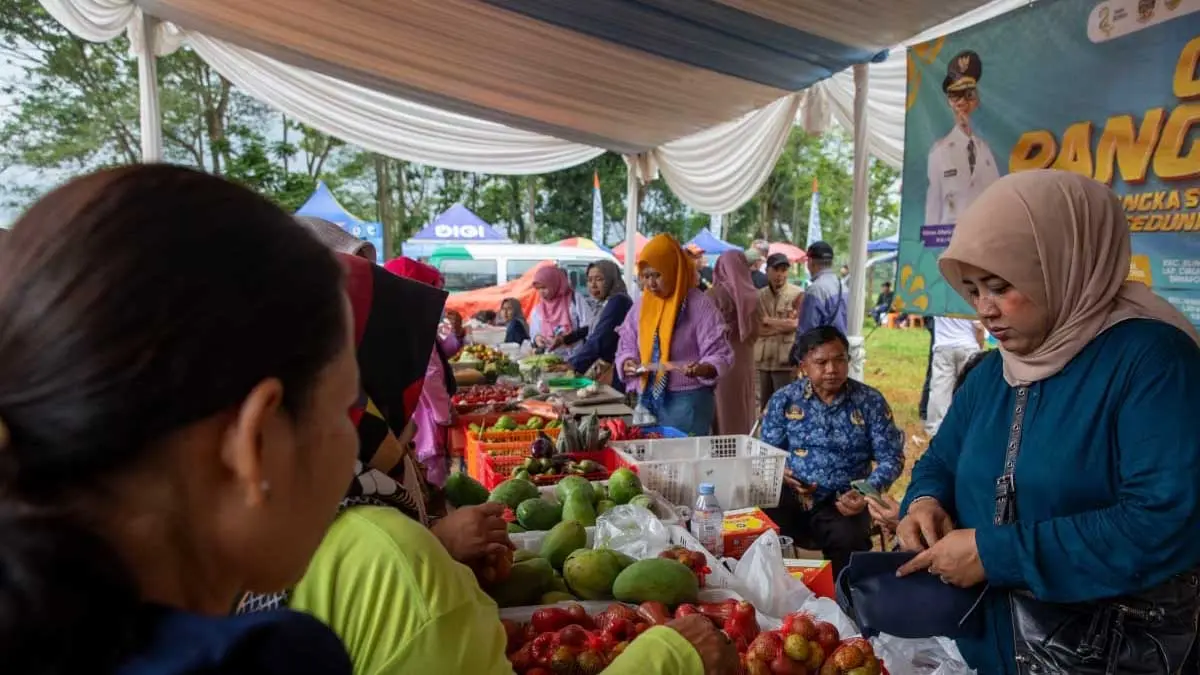 Di Tengah Hujan, Warga Tamansari Tetap Semangat Rayakan Raksa Budaya Santun raksa budaya santun