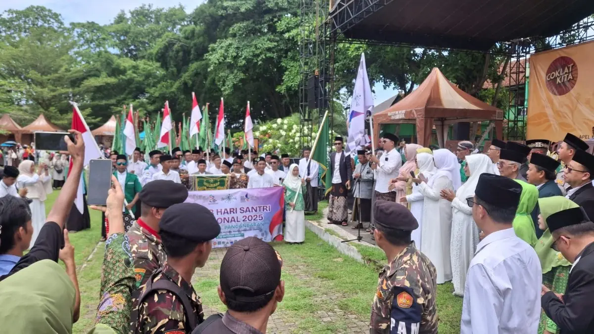 Perayaan Hari Santri di Pangandaran