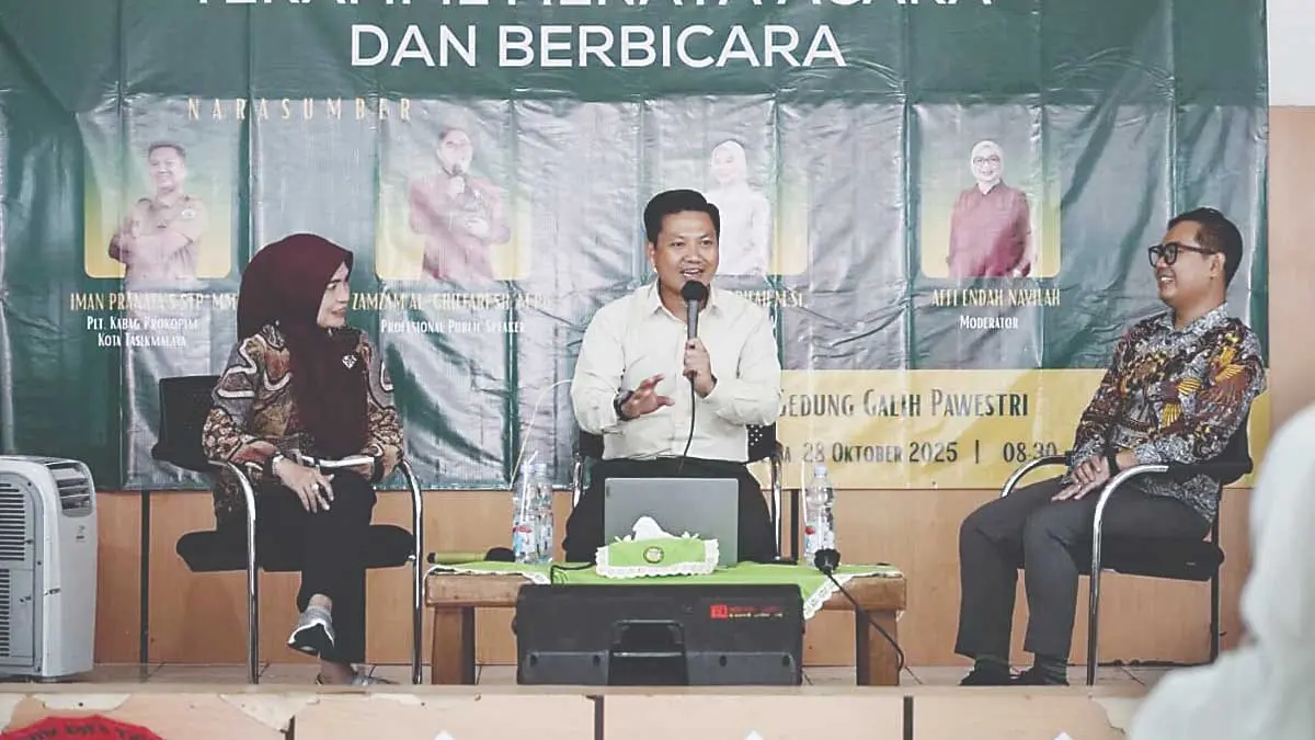 GOW Kota Tasikmalaya Latih Anggota Kuasai Public Speaking dan Keprotokolan pelatihan publik speaking di Kota Tasikmalaya