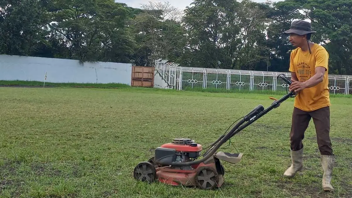 rumput stadion dadaha kota tasikmalaya