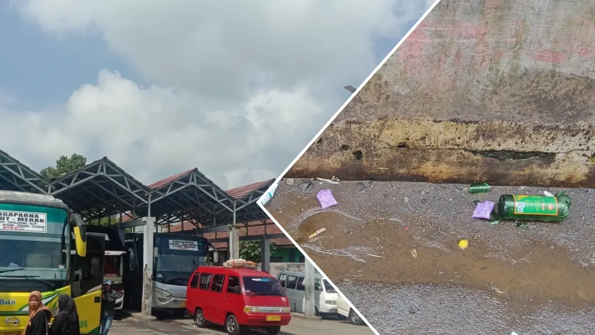 Warga di Sekitar Terminal Singaparna Tasikmalaya Resah: Banyak Botol Miras dan Plastik Bekas Kondom terminal singaparna