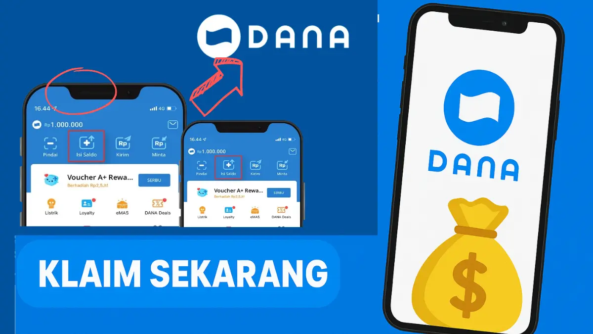 Terbaru! Link DANA Kaget Weekend Terbaru 2025, Klaim Saldo DANA Gratis Tanpa Syarat Rp549.000 Langsung Cair Link DANA Kaget