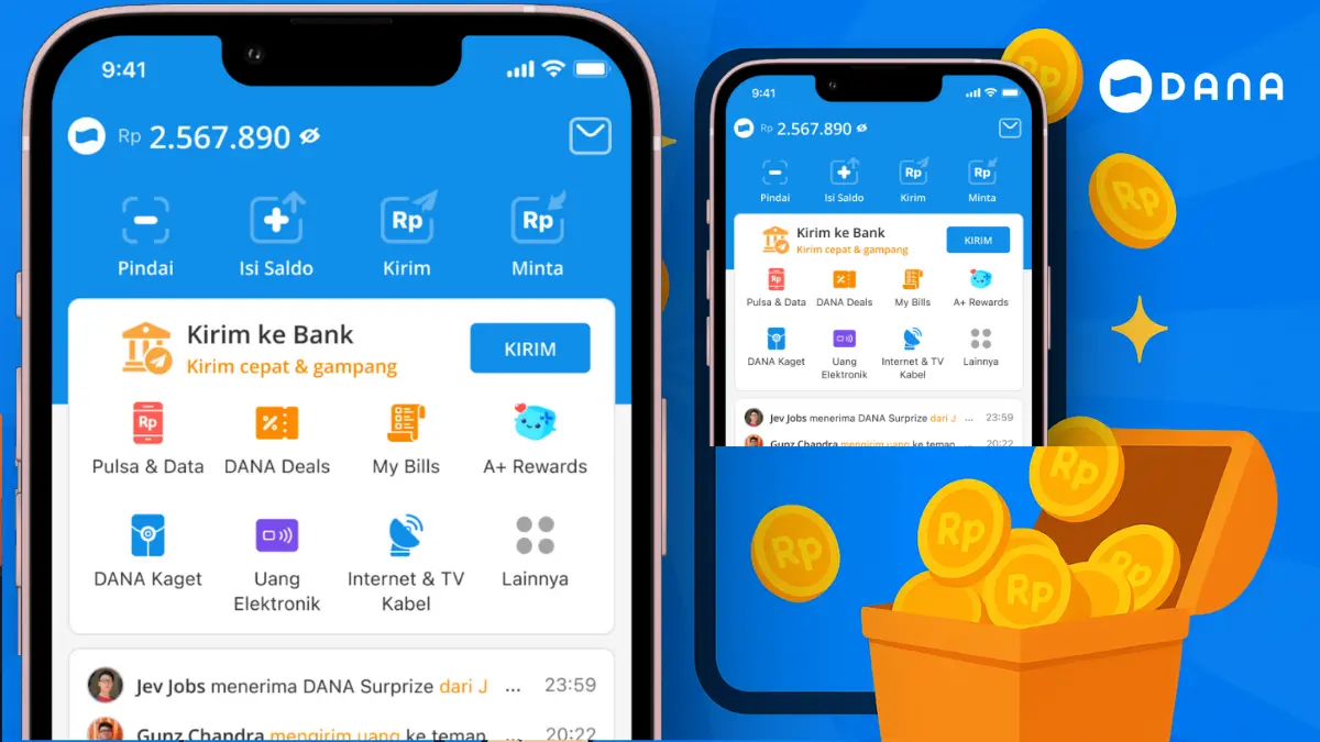 Banjir Hadiah! Klaim Saldo DANA Gratis Rp1.112.025 Lewat Fitur DANA Kaget Hari Ini! link DANA Kaget