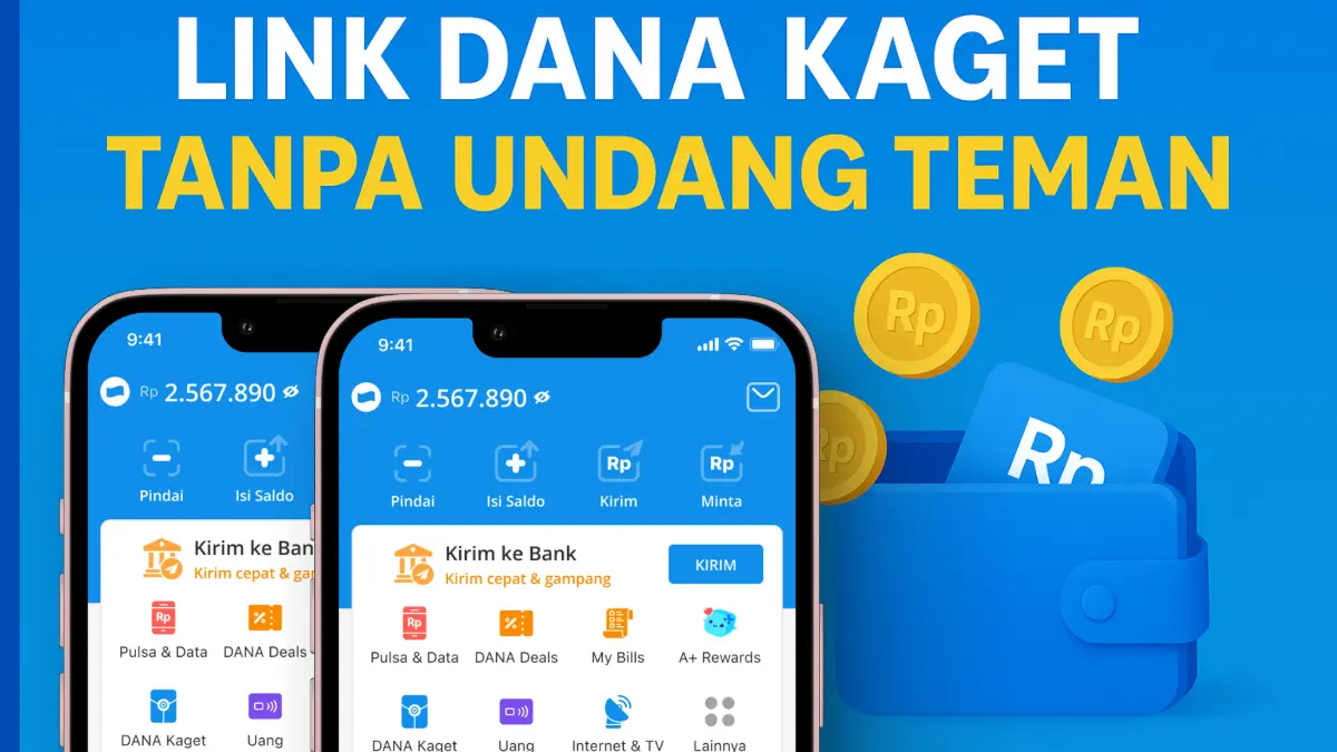 Hari Ini Saja! Link DANA Kaget Resmi Beri Saldo Rp358.500 Tanpa Undang Teman Link DANA Kaget