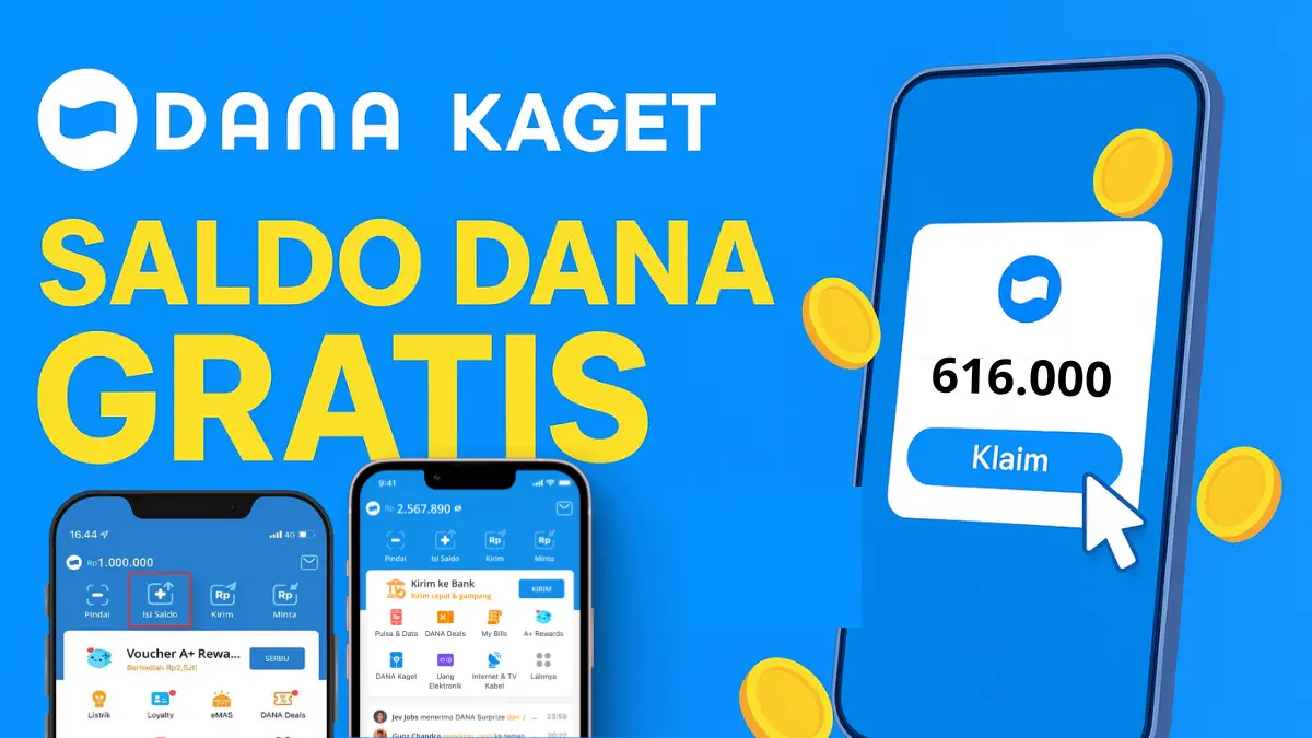 Cuan Kilat! Panduan Klaim Saldo DANA Gratis Rp616.000 Pagi Ini Melalui Fitur DANA Kaget DANA Kaget